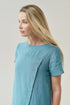 Linen summer dress Moss
